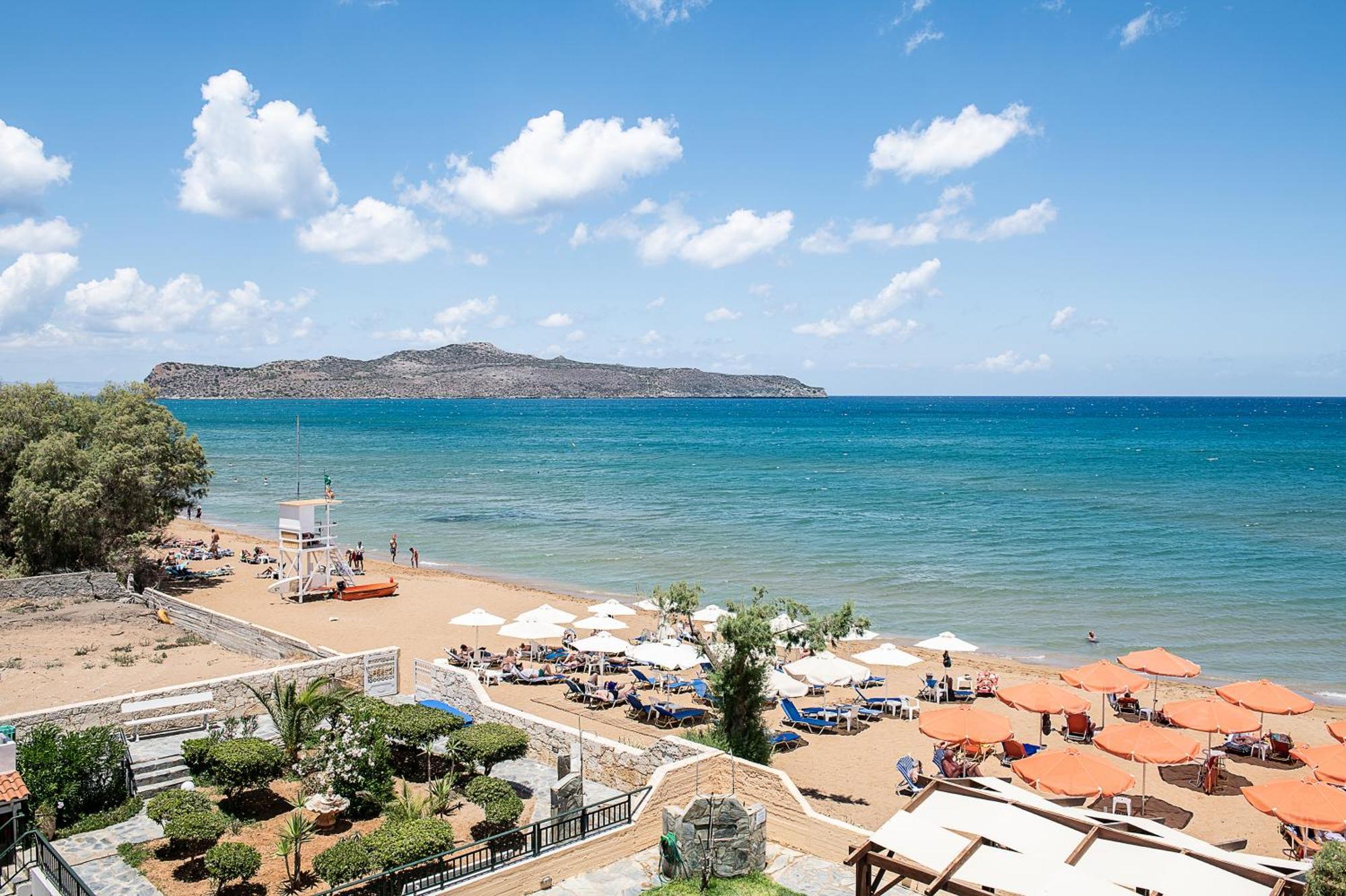 Lia Beachfront Apartments Sztalósz Kültér fotó