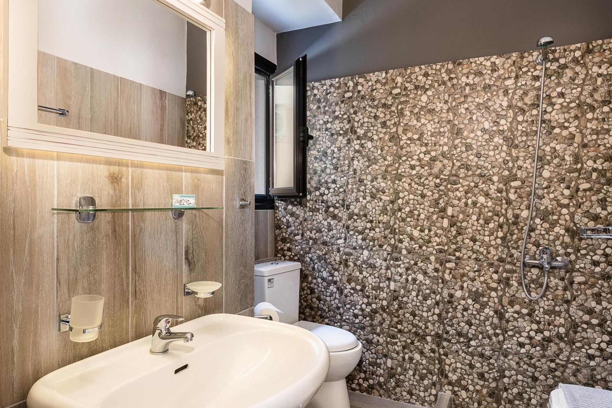 Lia Beachfront Apartments Sztalósz Kültér fotó