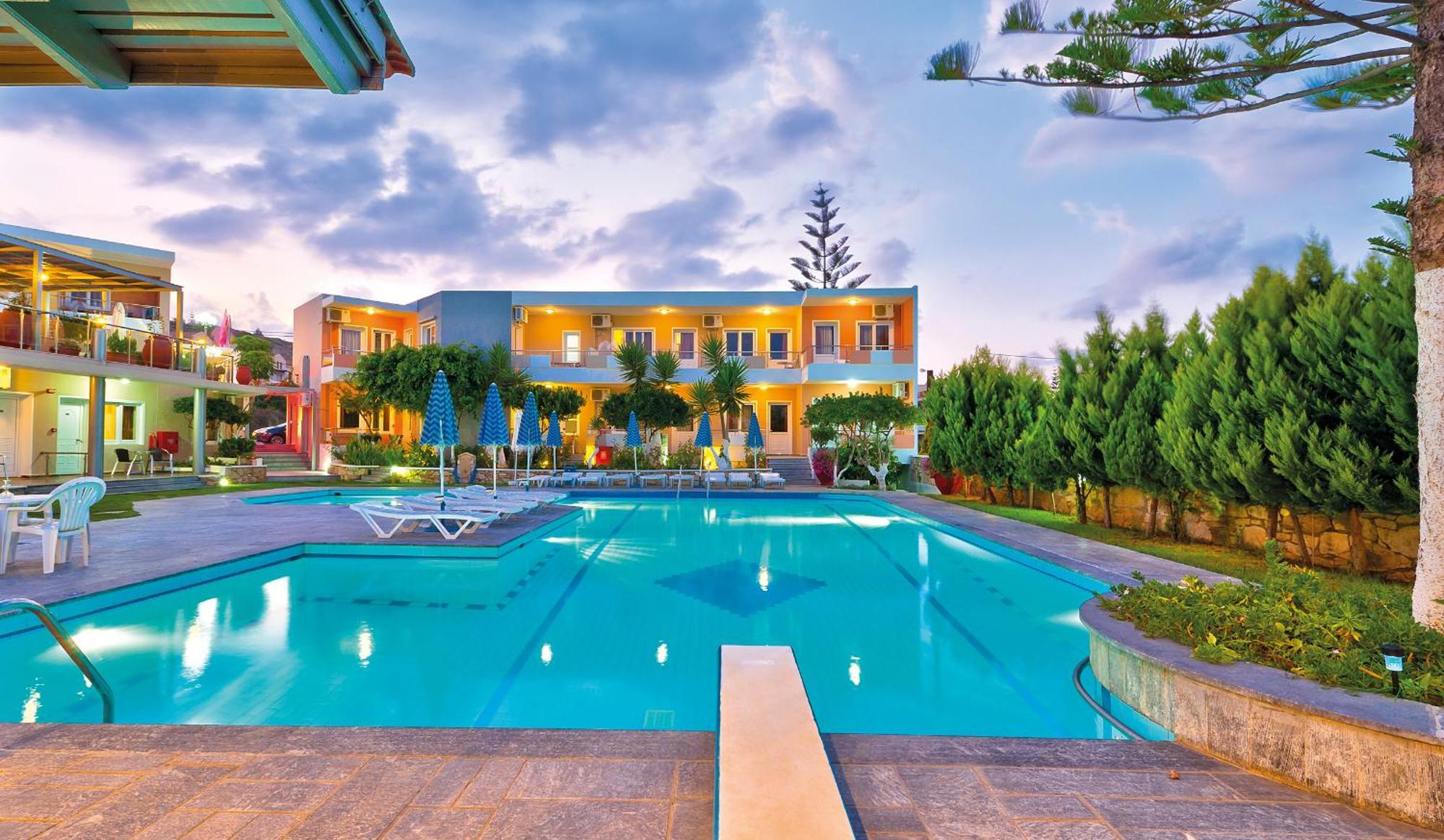 Lia Beachfront Apartments Sztalósz Kültér fotó