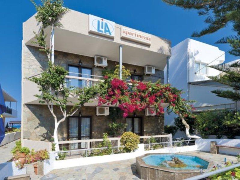 Lia Beachfront Apartments Sztalósz Kültér fotó